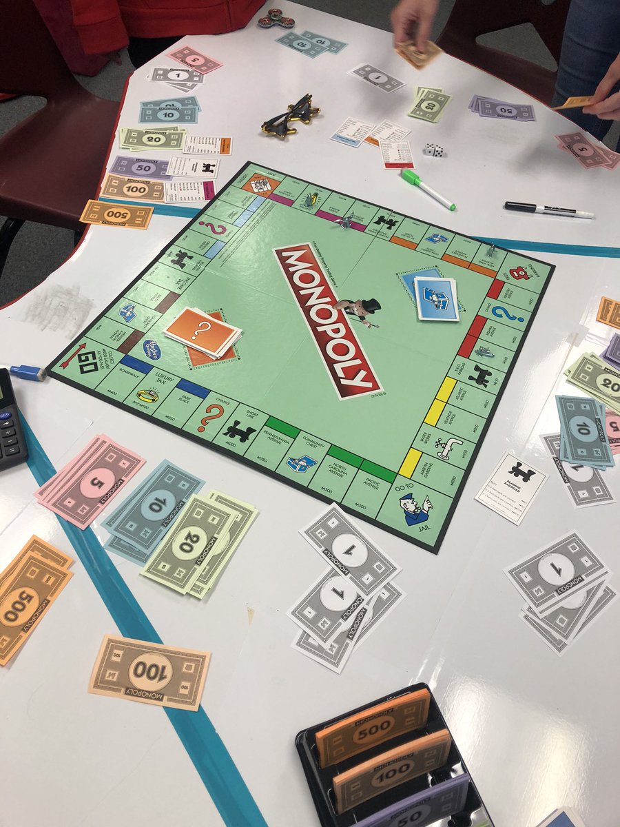 msarmstrong_cre's tweet photo. What better way to work on money skills than MONOPOLY! #favoritegame #gmsstrong https://t.co/BoBdu07oVo