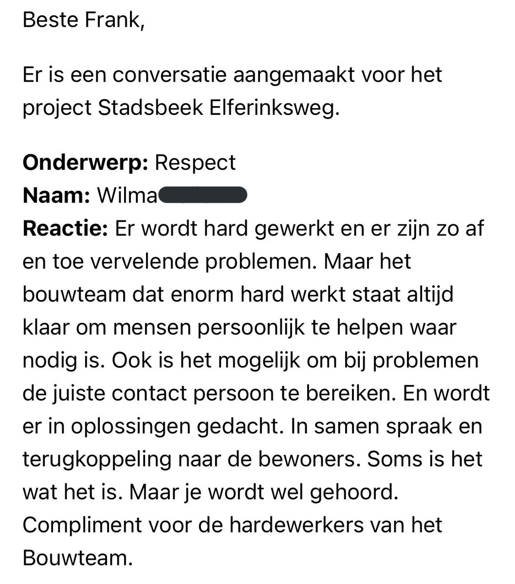 #stadsbeek #Bouwteam <a href="/Gem_Enschede/">Gemeente Enschede</a> <a href="/DuraVermeer/">Dura Vermeer</a> 🤝 hier doen we het voor.....