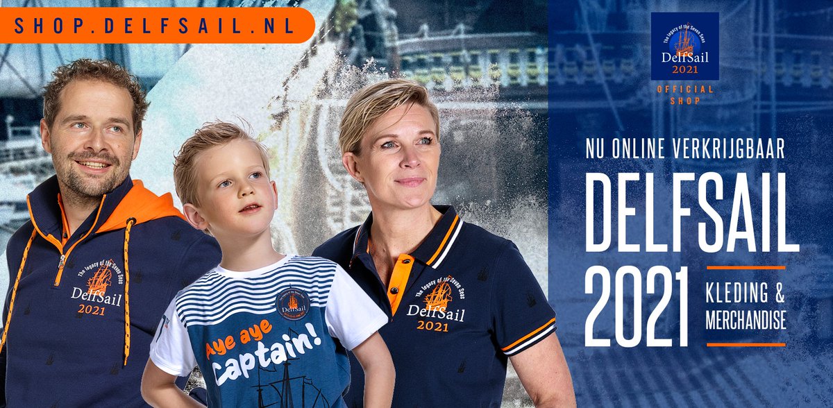 ⚓ Op zoek naar een leuk cadeau voor de feestdagen? De officiële DelfSail-kledinglijn bestaande uit shirts, polo’s, cardigans, hoodies en goodies is nu verkrijgbaar via onze webshop! 👕

➡ shop.delfsail.nl

❗ Let op: Orders worden pas verzonden vanaf 15 december.