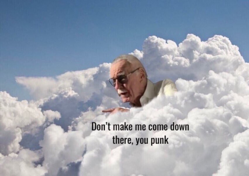 Me: Man I really suck at this, maybe I should just quit this whole creative thing

Stan Lee: