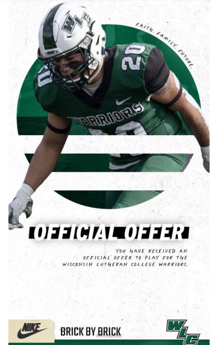 Runberg27's tweet photo. Blessed to receive my 3rd offer from Wisconsin Lutheran College‼️ @WLCCoachWolf @WLCCoachTreske https://t.co/89TB289U0d