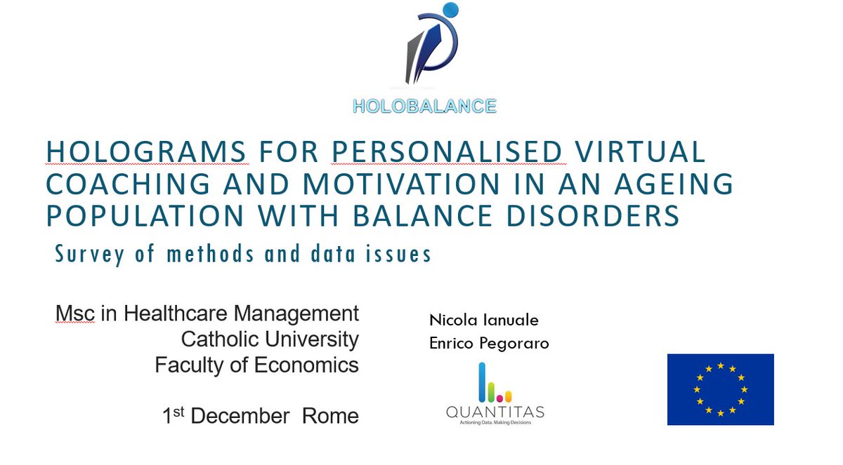 #Holobalance gave an online lecture today presenting the results obtained concerning the cost-effectiveness evaluation performed within the Holobance H2020 project.
#H2020 #ehealth
holobalance.eu/online-lecture…