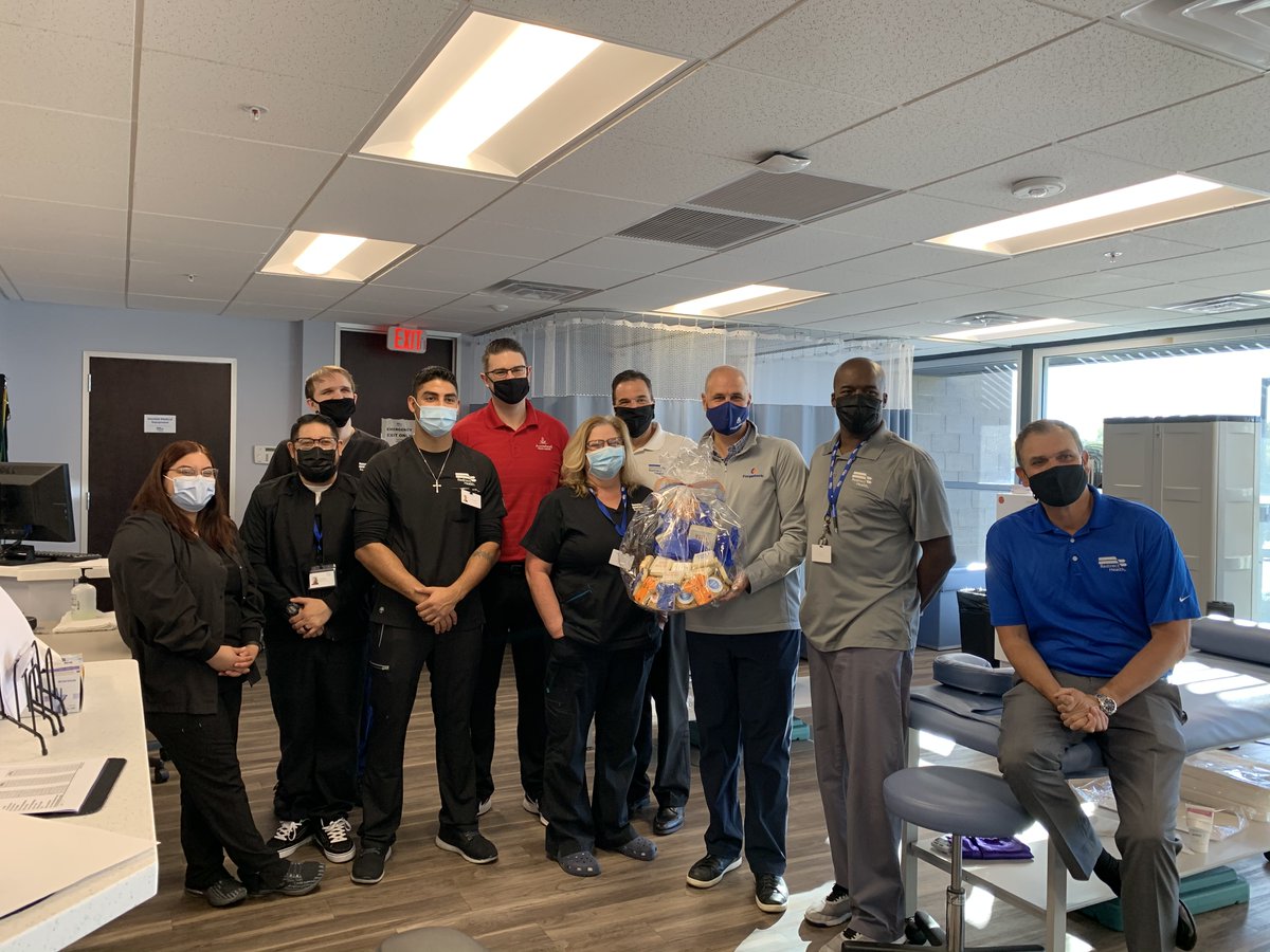 ForgeRock's tweet photo. First stop: @RedirectHealth! Shoutout to to these #healthcareheroes. Thank you, thank you! #ForgeRockGives #GivingTuesday @hubcitymedia https://t.co/KWehLsDybG