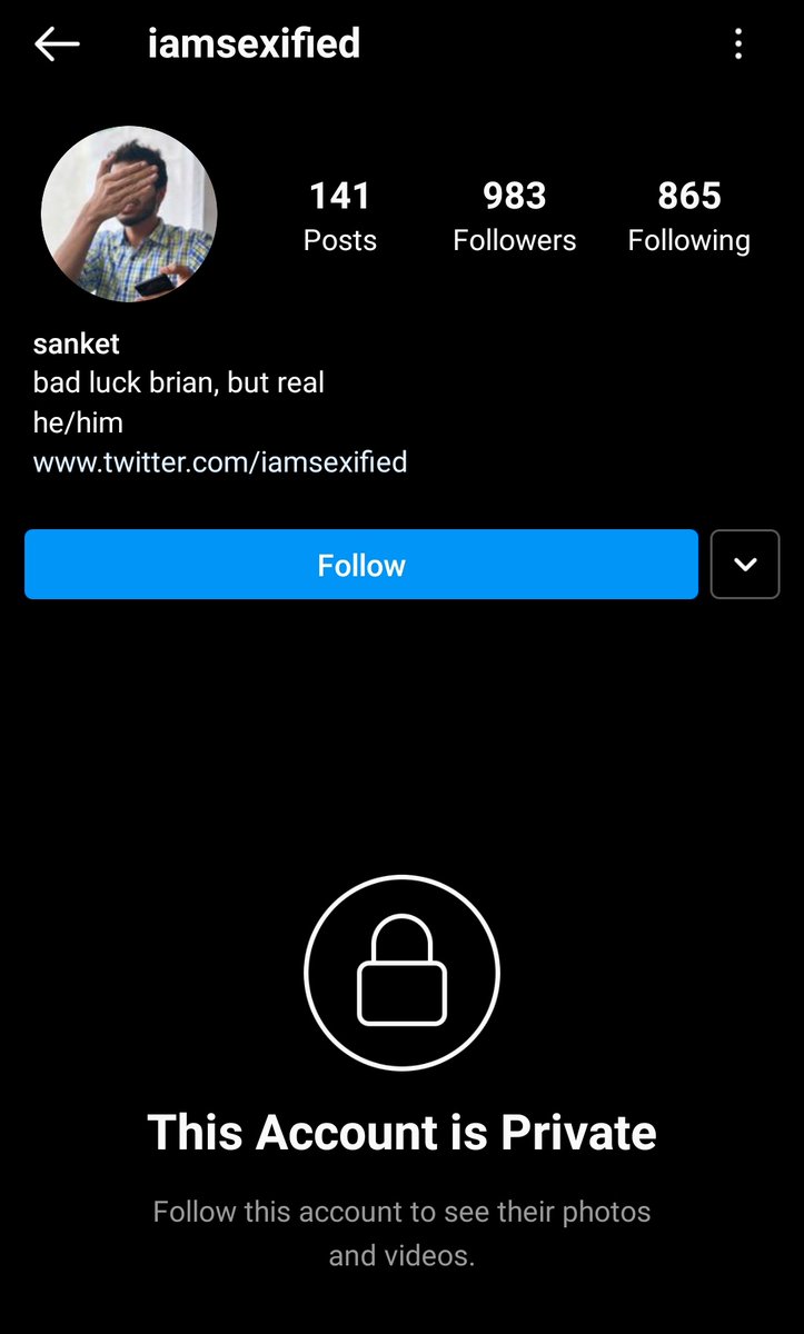 Oh wow their insta profiles are in private mode now 