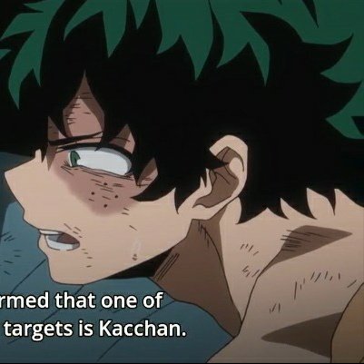 deku's neck & jawline - a thread