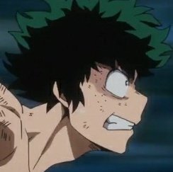 deku's neck & jawline - a thread