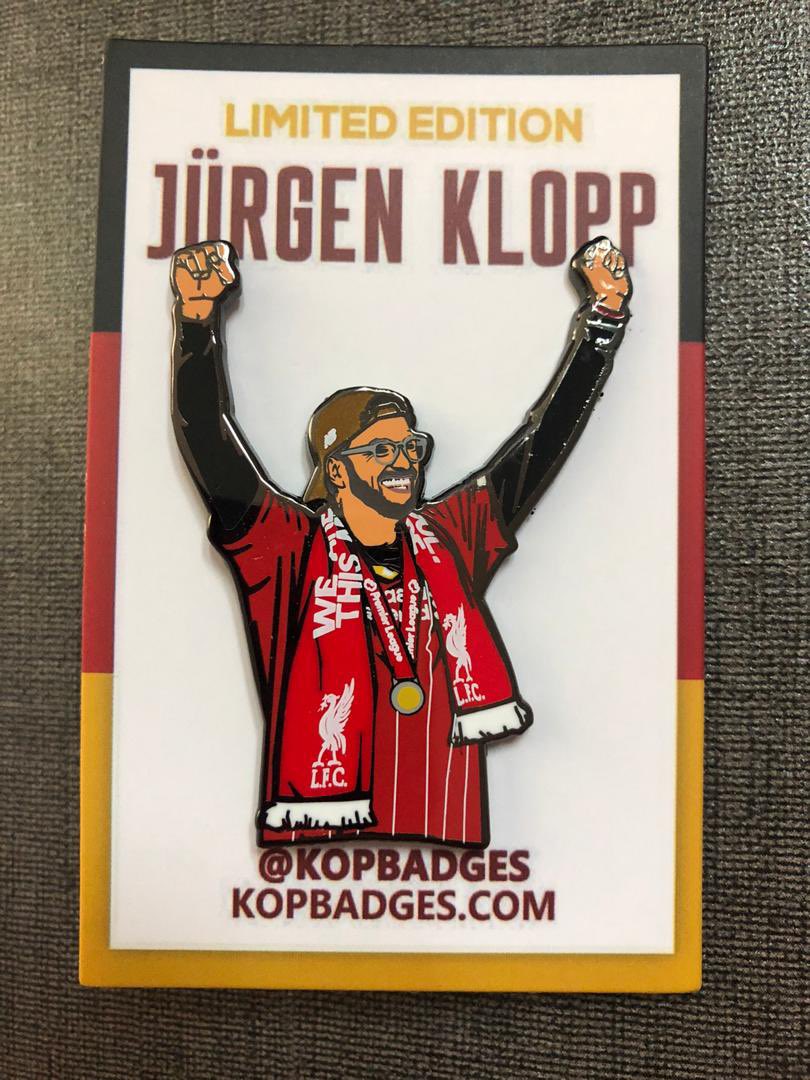kopbadges's tweet image. HERE. WE. GO 😎

Our new Jurgen Klopp pin badges will be available Friday 6pm 🎁 

We’re giving away one of each design to THREE people who - 

RT this post
Follow our page @kopbadges 

Winners announced FRIDAY 6PM when the pins go live on our website.

KOPBADGES.COM