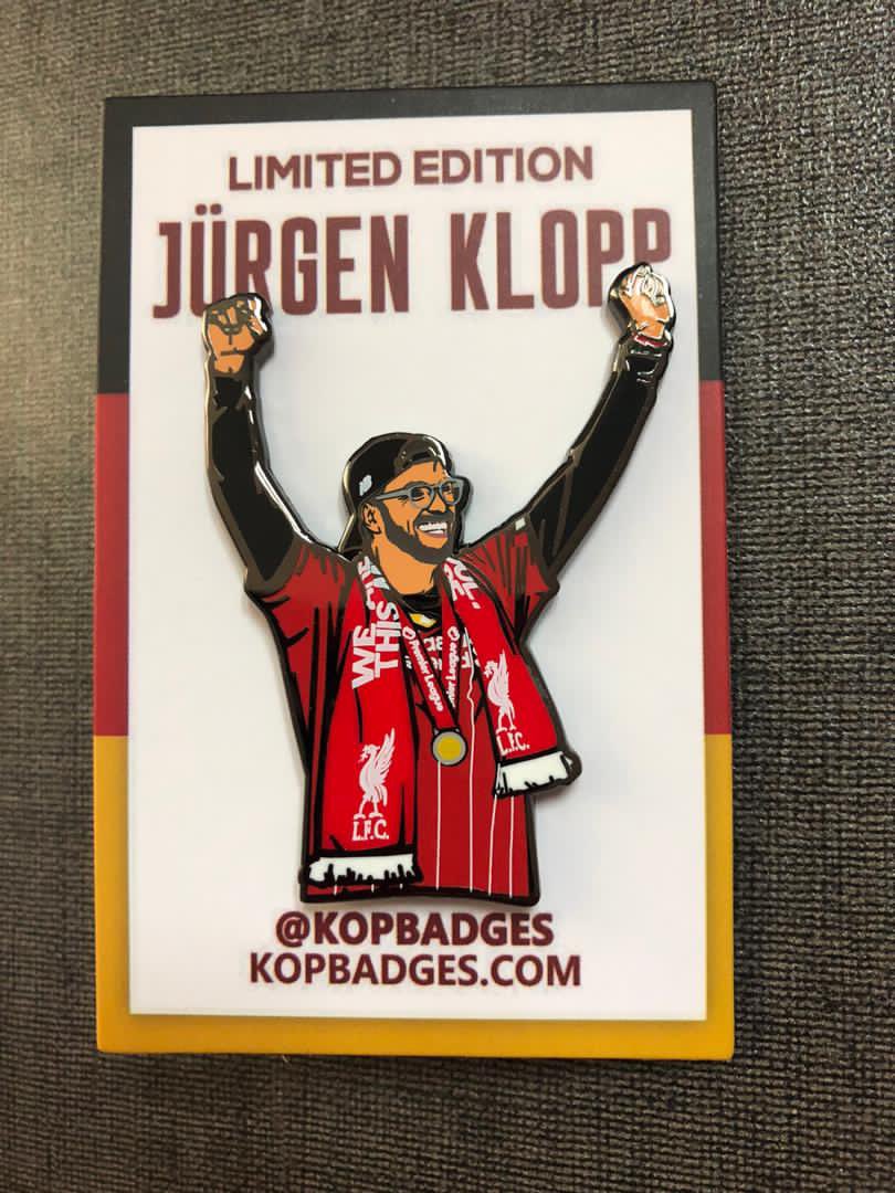 kopbadges's tweet image. HERE. WE. GO 😎

Our new Jurgen Klopp pin badges will be available Friday 6pm 🎁 

We’re giving away one of each design to THREE people who - 

RT this post
Follow our page @kopbadges 

Winners announced FRIDAY 6PM when the pins go live on our website.

KOPBADGES.COM