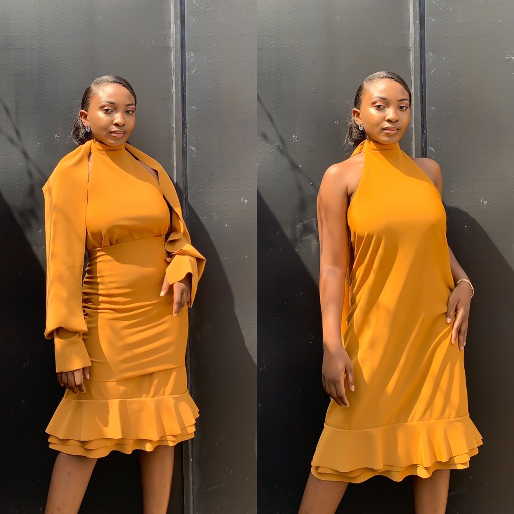 just_oyinda's tweet photo. I want to take the moment to show this dress I made that can be styled in over 6 ways ✨✨ https://t.co/J145l9e7FP
