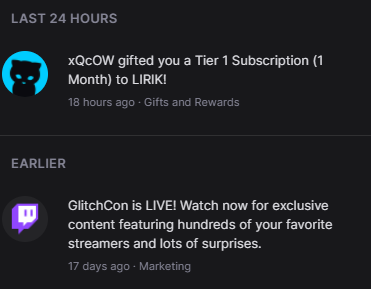SamS8161's tweet photo. @xQc Thanks for the Lirik sub, Man! Happy holidays, have a great Christmas ♥️ https://t.co/9Ubi1a7Vs1