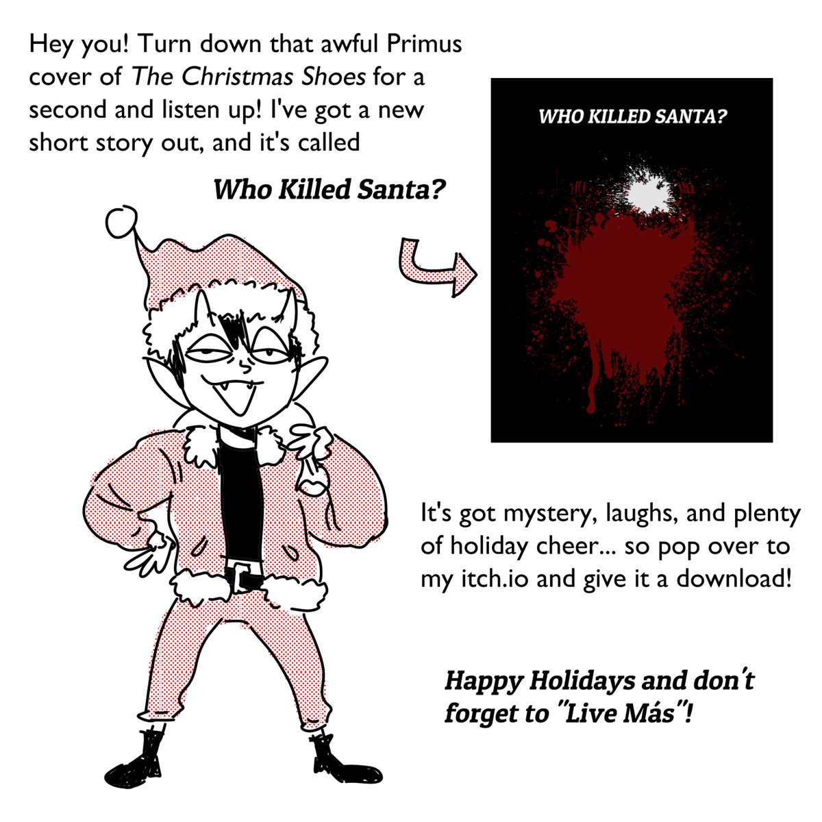 Move over, Fred Claus! Here's a new INSTANT HOLIDAY CLASSIC to ring in the season! Pay what you want https://t.co/RGvm15SVde 