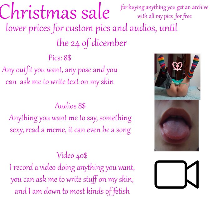 I decided to do a sale, partially because I will be working on december, but I will be free after the