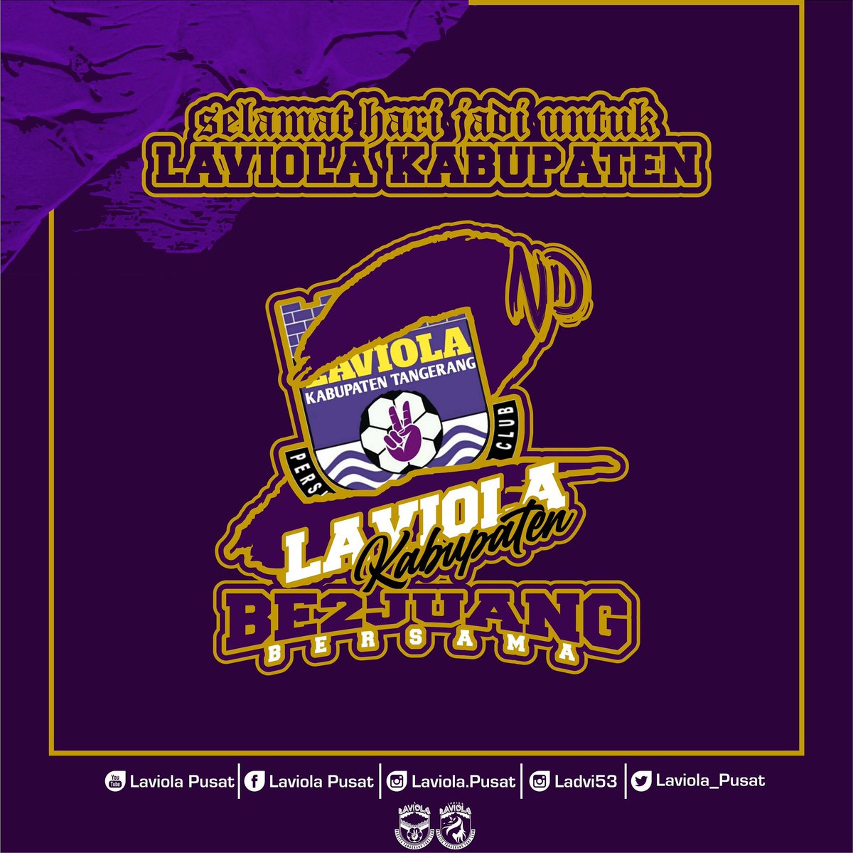 Selamat hari jadi untuk laviola kabupaten yang ke2
.
.
#laviola #ladiesviola #persitajuara #persitafans