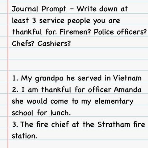 It's always nice to receive notes like this! Thank you to the family of this super awesome student for sharing this with us. We think Officer Amanda is pretty cool, too.