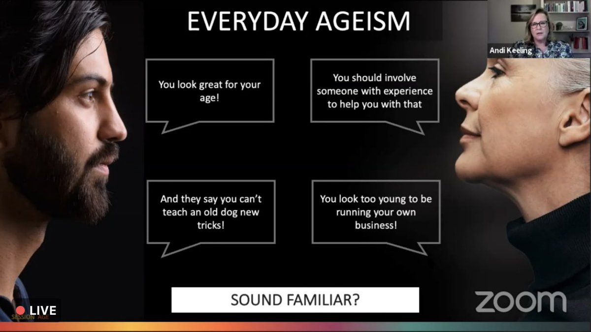 humaqazi's tweet photo. Everyday #ageism. What does it sound like and what the underlying implications are and how this plays into age #privilege. @AndiKeeling explains this and more at the @ThePrivilegePro launch event happening now!
#ThePrivilegeProject #allyship #SocialChange https://t.co/XNVXbz7vqB