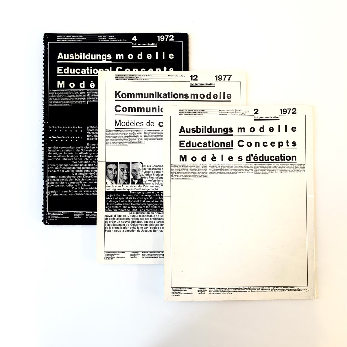 _MattLamont's tweet photo. T-M magazine specials designed by Wolfgang Weingart #wolfgangweingart #typography #swissdesign #baselschoolofdesign https://t.co/N3mEr7JJIH
