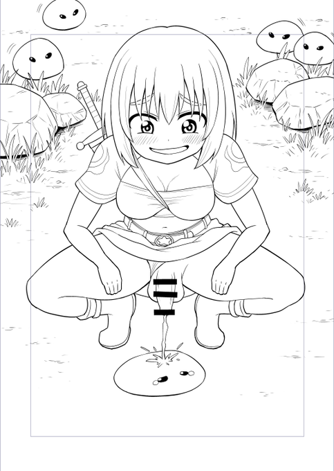 軽い気持ちでスライムを描き始めた 