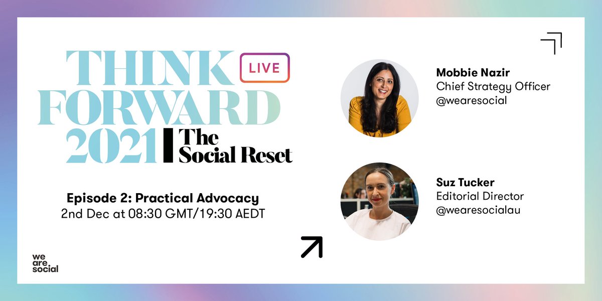 We Are Social tweet media