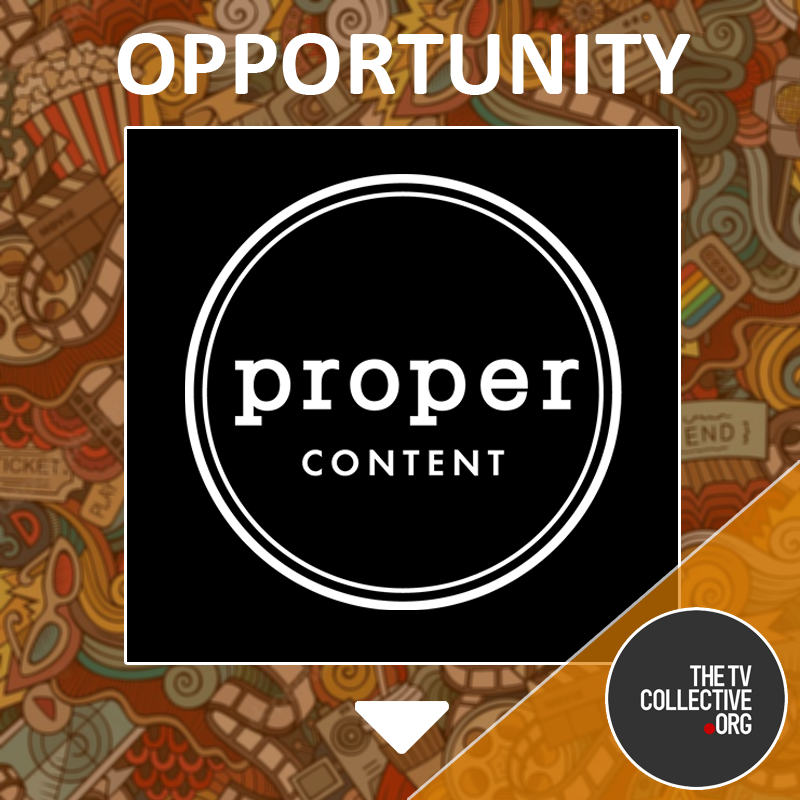 TheTVCollective's tweet photo. Proper Content are looking for an experienced Assistant Producer, for a 30-minute C4 Dispatches episode.
DEADLINE: 08/12/20
More Info: https://t.co/JEjDW0XKqi
#TV #Film #POC #ProperContent #AP #Producer #Director #NowHiring #OpenToWork #Diversity #UK #MediaJobs #TVJobs https://t.co/vimpYpDAni