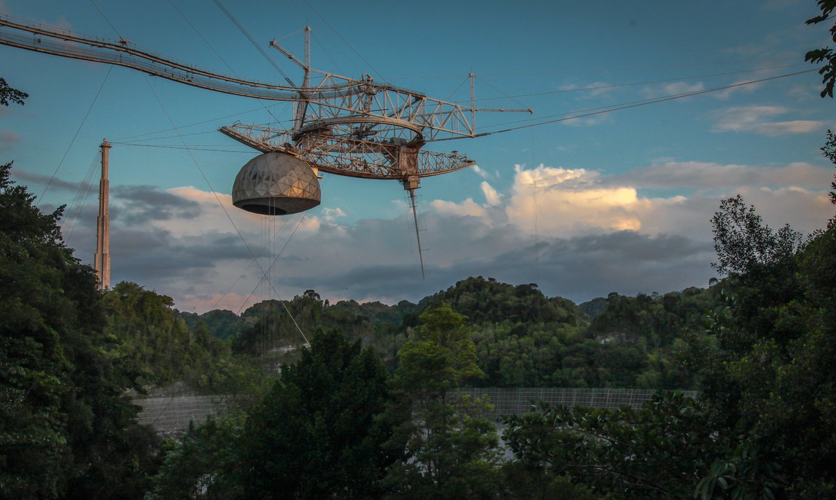 No “overnight “ fall! The #Trump administration fails to attend the Arecibo Observatory in #PuertoRico  after huracán #Maria ! It’s my opinion. @realDonaldTrump hates science and intelligent people. He’s agenda is destroying everything that is scientific in #US Puerto Rico.  