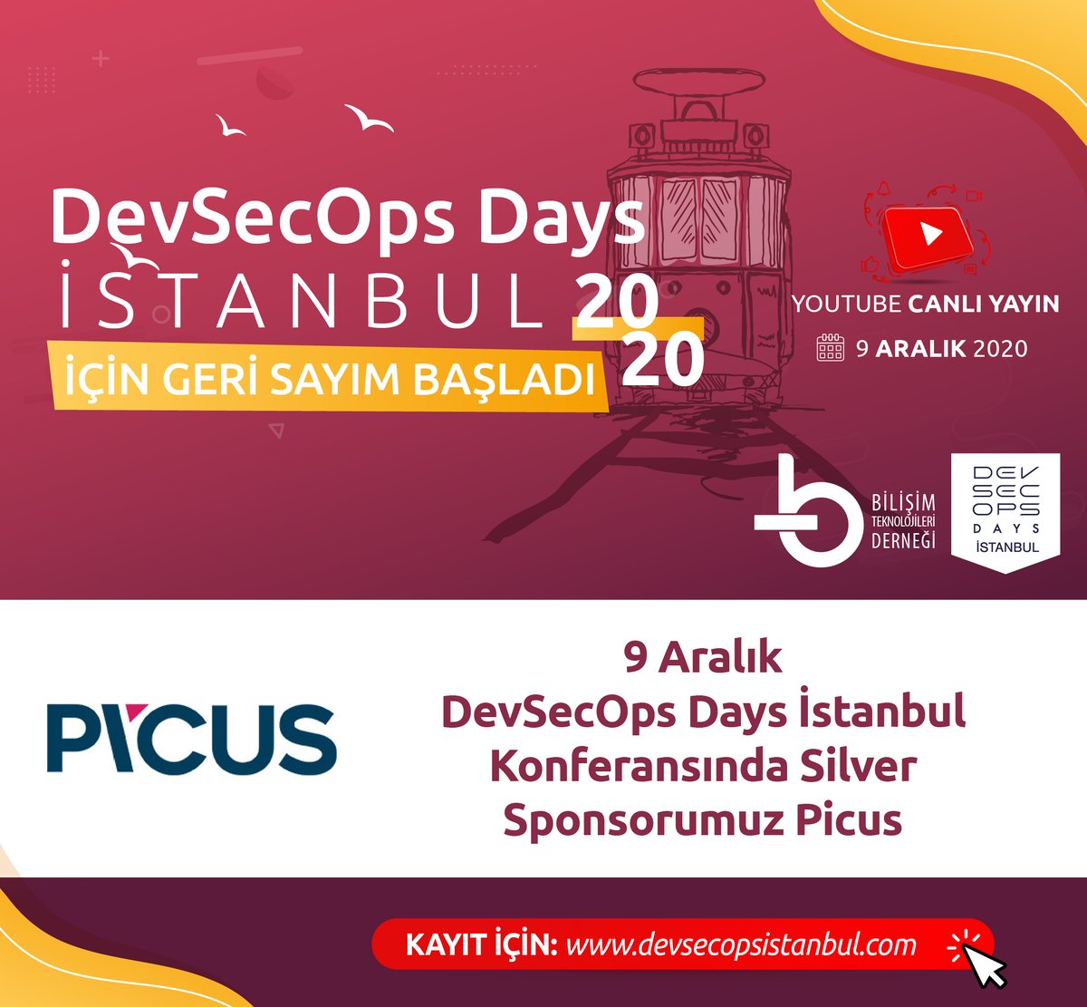 devsecopstr's tweet image. 9 Aralık DevSecOps Days İstanbul Konferansında Silver Sponsorumuz Picus. picussecurity.com

Kayıt için👉 devsecopsistanbul.com/register/

@PicusSecurity

#devops
#devsecops
#devsecopsdays
#devsecopsdaysistanbul