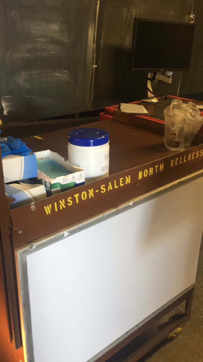 Winston Salem North protecting their people.