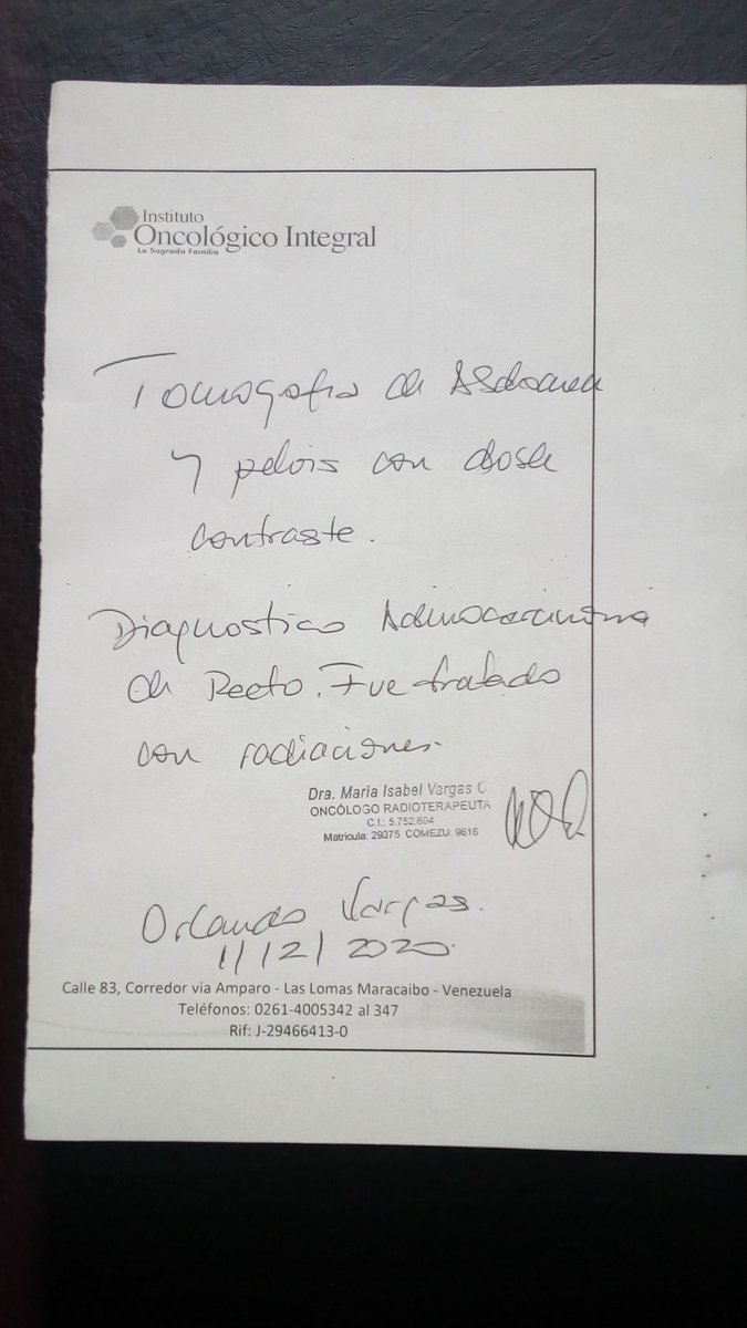 MariaGa97245555's tweet photo. Disculpen tantas molestias soy yo otra vez 😭 mi esposo tiene cáncer de recto y necesita hacerse una tomografía doble contraste mil gracias por su colaboración 🙏(ya me donaron un contraste)@MamaLisVzla @alexagomez2000 @AlainNeil @NAYCA4 @fundacionjesed @FolegarioV https://t.co/8eAc0dQQ1S