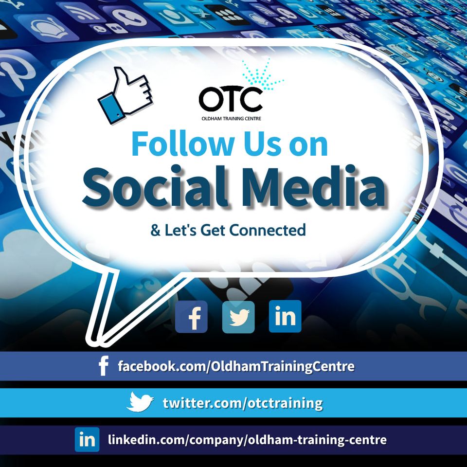 Follow Oldham Training Centre on our other social media platforms to stay up to date with the latest Apprenticeship Vacancies, Workshops, Commercial Course dates and Discounts!
Like✅ Share✅Comment ✅Follow✅ #otclocal
