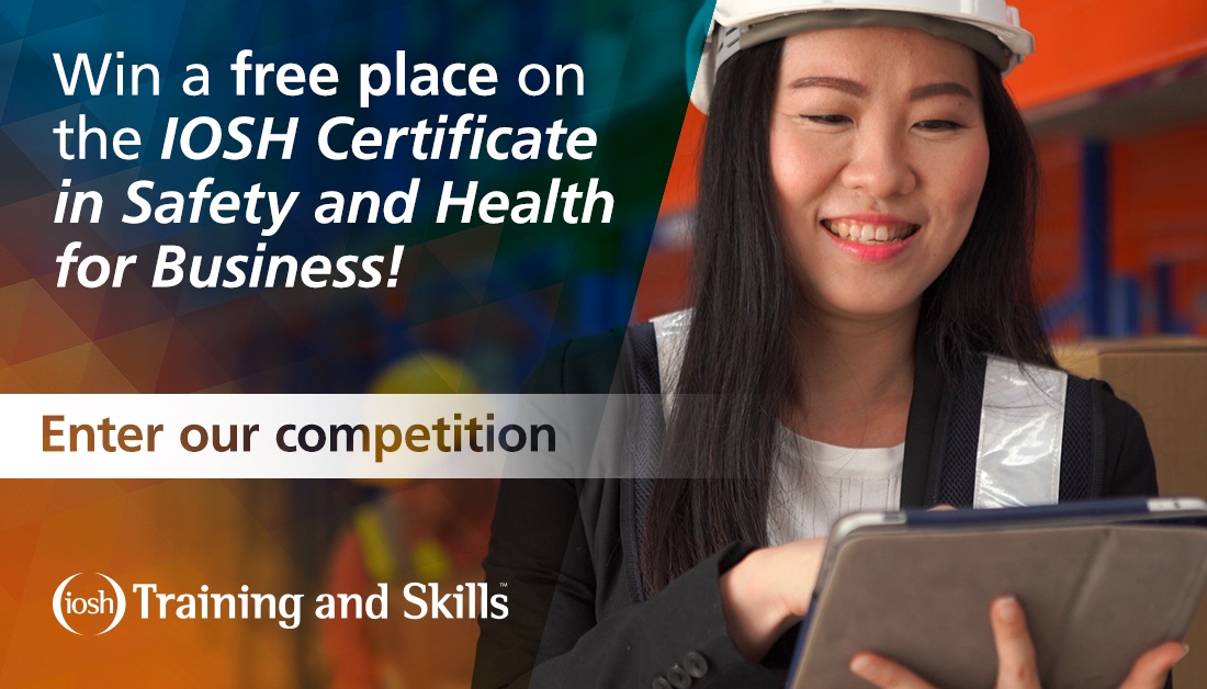IOSH_tweets's tweet photo. We’re giving you the chance to #WIN a free place on our globally recognised Level 3 Safety and Health for Business online qualification!
➡️Kick-start you career – enter here: https://t.co/SW8q2dskpS
#IOSHeLearning #CompetitionTime #IOSHQualification #HealthAndSafety #Training https://t.co/9JEUwHTfYJ