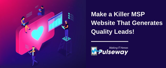 pulsewayapp's tweet image. If you are an MSP, your website often serves as a powerful marketing tool that allows you to speak to your target customers and make your business recognizable.

Read our blog how to make a killer MSP website: ow.ly/hHKk50BbA13

#MSP #MSPguide #B2B #Pulseway #website