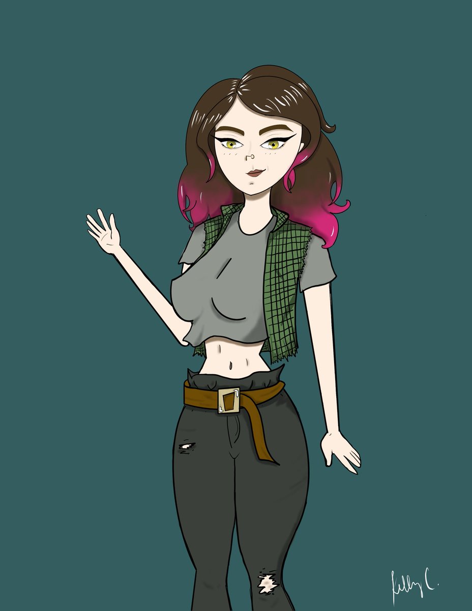 iloveudave0's tweet photo. Drawing my friends as anime-esk beings part 2: @HarperMurrell https://t.co/7jT33QtBLr