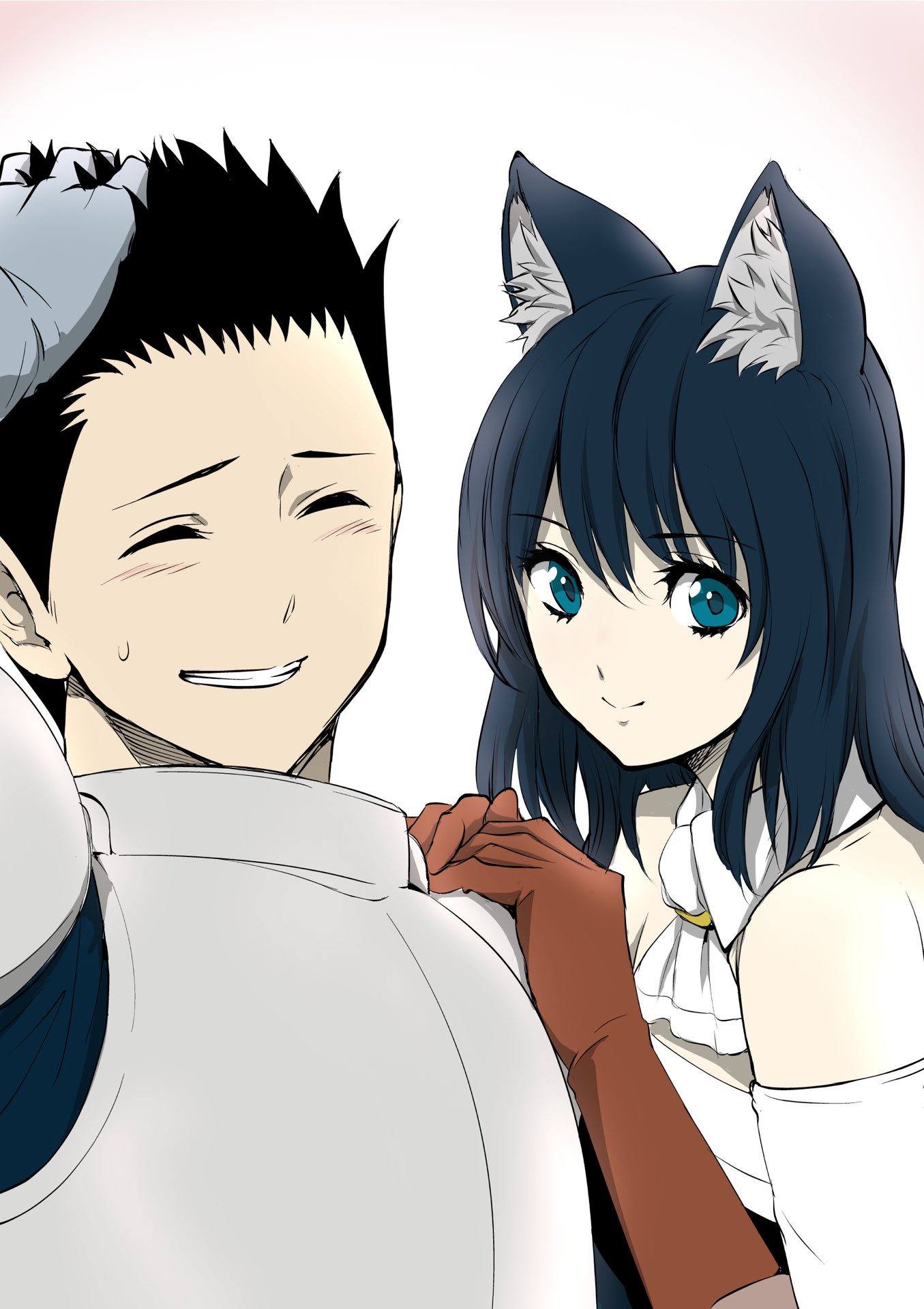 O Xrhsths 矢樹貴 Sto Twitter ラウルとアキ ダンメモイベント記念で一枚 大森先生がアキの誕生秘話を語ってくれているので 描いてみた です ダンまち ダンメモ ソード オラトリア Danmachi T Co Ka5yytbbnx Twitter