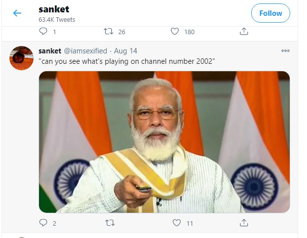 Now lets come to views of its creative team.Meet  @iamsexified He is creative person at  @webchutney Find his some likes and retweets