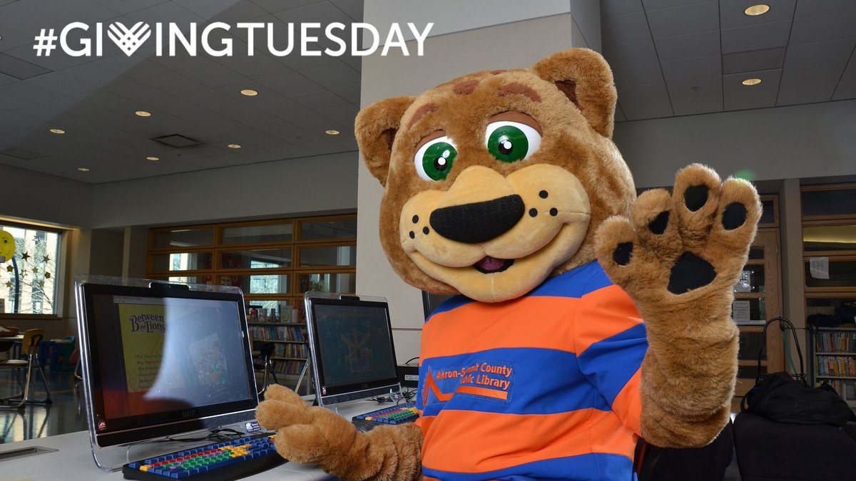 akronlibrary's tweet image. Join fans and friends of the Library in celebrating #GivingTuesday today! A gift to the Library’s endowment fund at the Akron Community Foundation supports the mission of the Library and provides funding for future programs and services. Donate securely: akroncf.org/giving/give-now