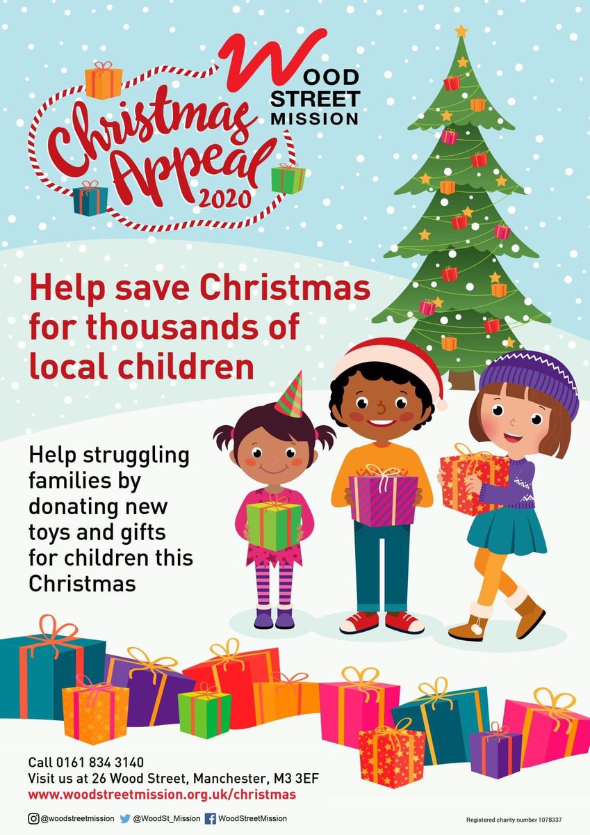 This year we’re proudly supporting @woodst_mission with the #WoodStXmas appeal, helping struggling families by donating new toys and gifts for children this Christmas. Join us and find out how you can support their campaign this year: bit.ly/2Jvroq4