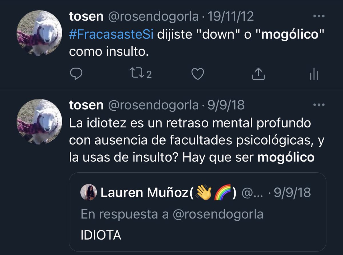 a mí me pasó al revés, involucioné con los años
