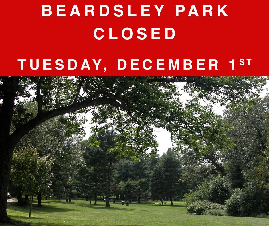 CityofBptCT's tweet photo. Due to last night's storm and high winds, Beardsley Park will be close for a few hours today, December 1st. Crews will be removing debris, branches & leaves throughout the Park.
Seaside Park is in good status and will open as usual.
#Bridgeport #BPTUpdate #BPTParks https://t.co/r3XpL2viqn