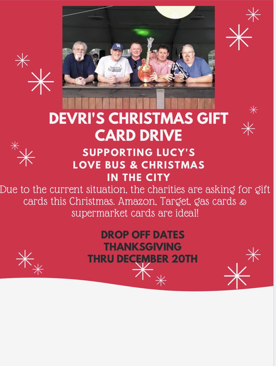 On this #GivingTuesday2020 please consider supporting our gift card drive for <a href="/LucysLoveBus/">Lucy's Love Bus</a> Drop off locations include <a href="/thecottage_bar/">The Cottage Bar</a> <a href="/DooleysBoston/">Mr. Dooley's Boston</a> <a href="/Bunratty_Tavern/">Bunratty Tavern</a> @NEIrishCulture <a href="/blackroseboston/">The Black Rose</a> <a href="/EmmetsBoston/">Emmet's Irish Pub</a> <a href="/BridgetsIrish/">Lorraine Ryan</a> 💚