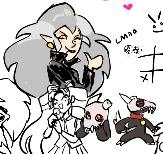 i can at least post these doodles i did last night!! 