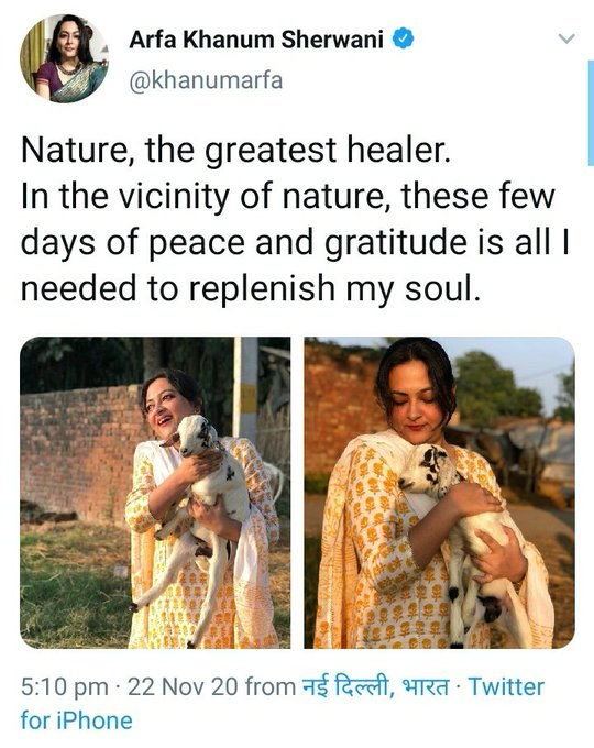  #YeBhaaratKePatrakaarHum bhi farmer hain .. we too grow our own food, you see!