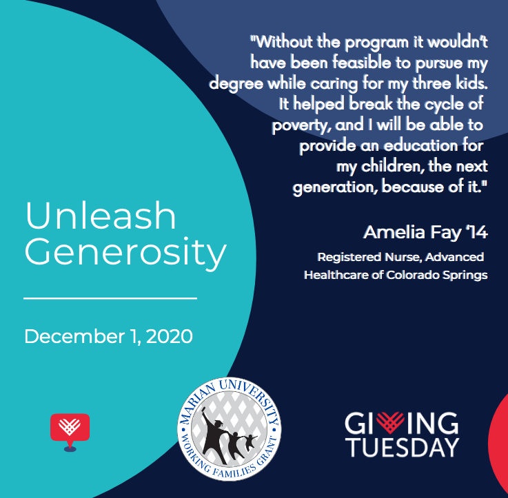 marian_wi's tweet photo. Your donation on Giving Tuesday doesn't just help the economically disadvantaged single parents utilizing our Working Families Grant program today - it helps them forever. https://t.co/clRdLfoSy4