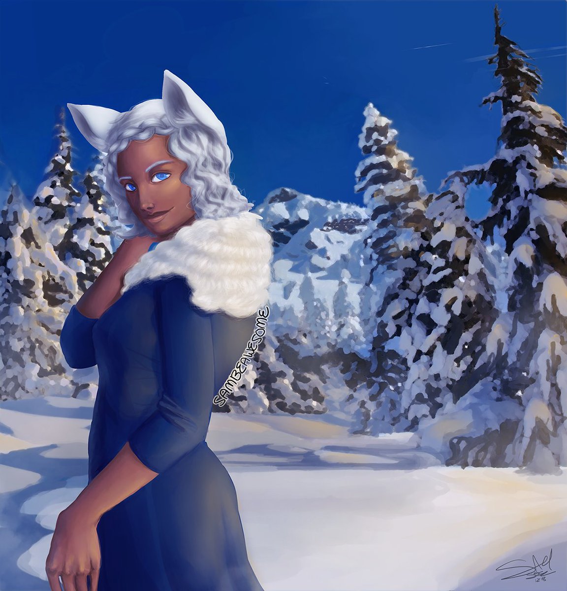 sambeawesome's tweet photo. ✨🎄It's that time of year again where I draw free art for the holidays! Since the normal method I use (Deviantart) won't work this year, I'm moving over to Twitter!

Here are some examples I've done in previous years. I can do human or furry! Artistic freedom! Rules in reply! 👇 https://t.co/zZsgINVQzP