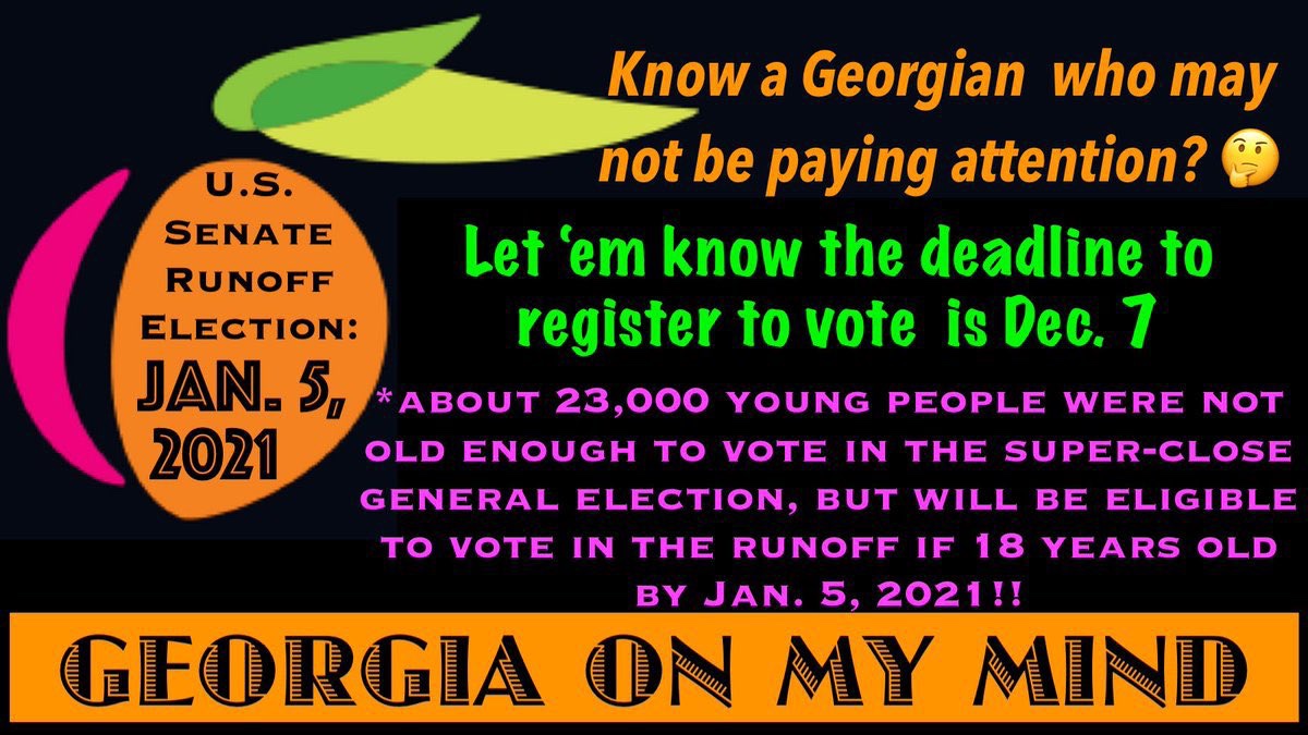 IDLIVA's tweet photo. America can not waste time with a #RedSenate. Too much needs to be fixed.
They will only obstruct Biden & the will of over 80 million voters!
#BlueSenate #Warnock4Senate #Ossoff4Senate #gapol https://t.co/O97gKmNKxm