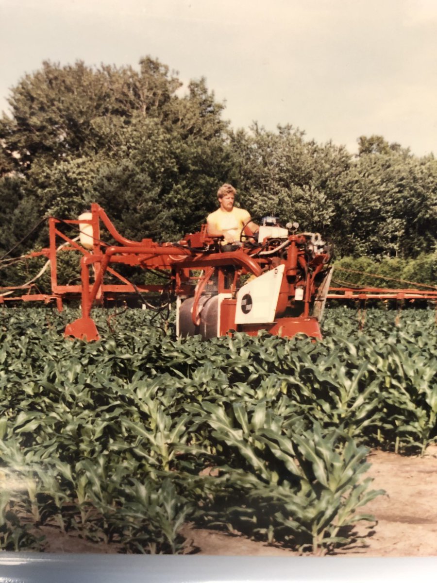 Dreaming of simpler times, where we could wear less PPE to spray than to do our groceries. #agtwitter