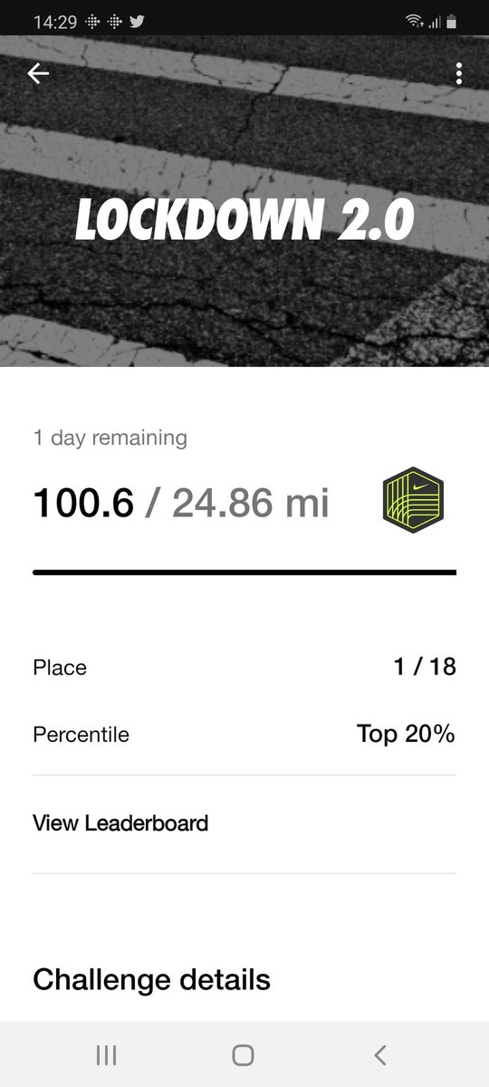 🏃‍♀️100 miles in lockdown 2.0 - complete ✔ back to kicking a ball tomorrow ⚽️