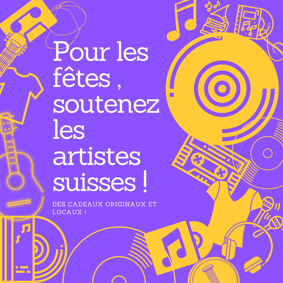 Mx3music's tweet photo. Hey all... today is #BuySwissMusicDay share it, buy local, support your artists and bands... buy their merchandise and records and make beautiful Xmas presents by supporting the music scene (thanks @Alioseofficiel for the great initiative and @FondationCMA for the support) https://t.co/QkekM6NFpY