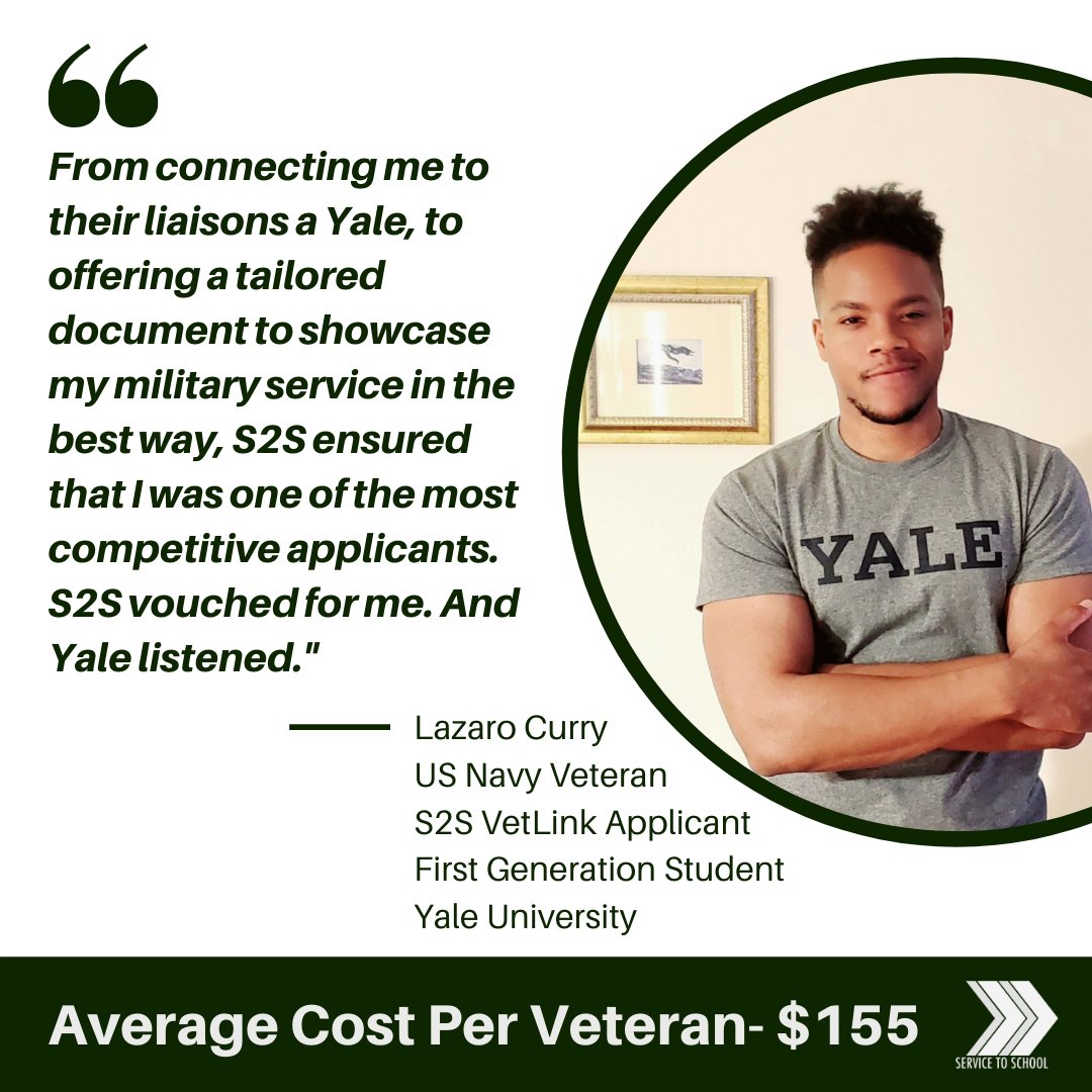 It's #GivingTuesday 🎉! We are excited to join this global celebration of giving because veterans need our help. Consider making a donation that will a Veteran achieve #AdmissionAccomplished.

To donate visit: bit.ly/2KVWHLv