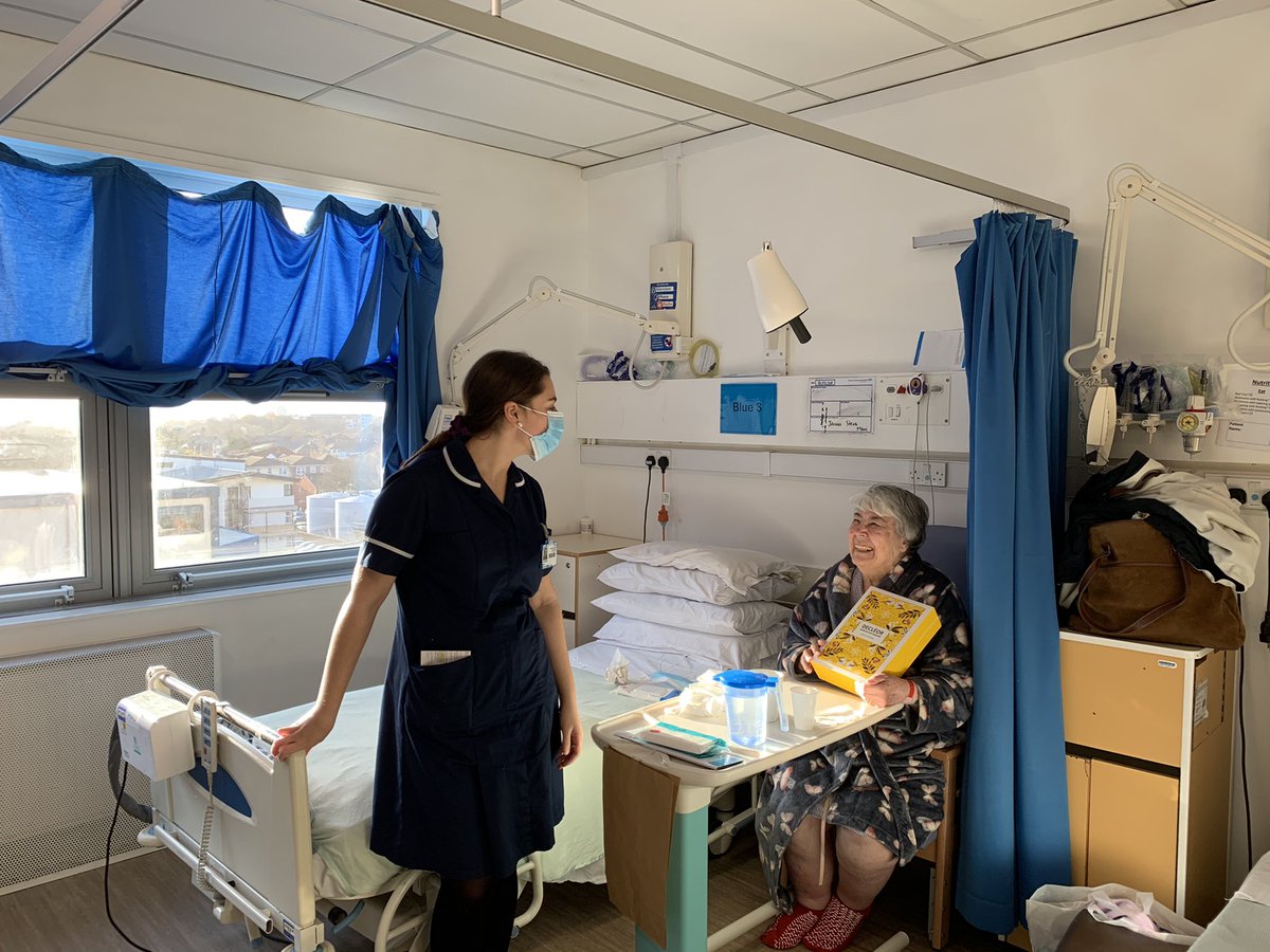 Thank you to @charity_shc for the advent calendars for the female medicine for older people patients. They have all been very much appreciated. Photo shared with permission. #teamMOP #charity #UHS