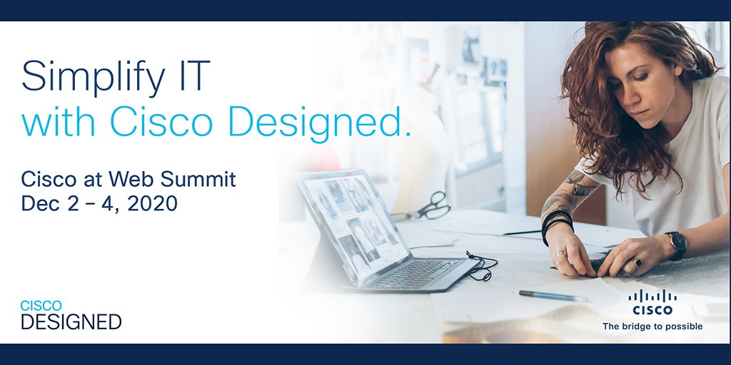 CiscoSmallBiz's tweet image. IT shouldn&apos;t be complicated-- especially for small businesses. Join us at #WebSummit Dec 2-4 to see how our all-in-one IT solutions can protect and accelerate your business. Register now. 
cs.co/6018HK36i