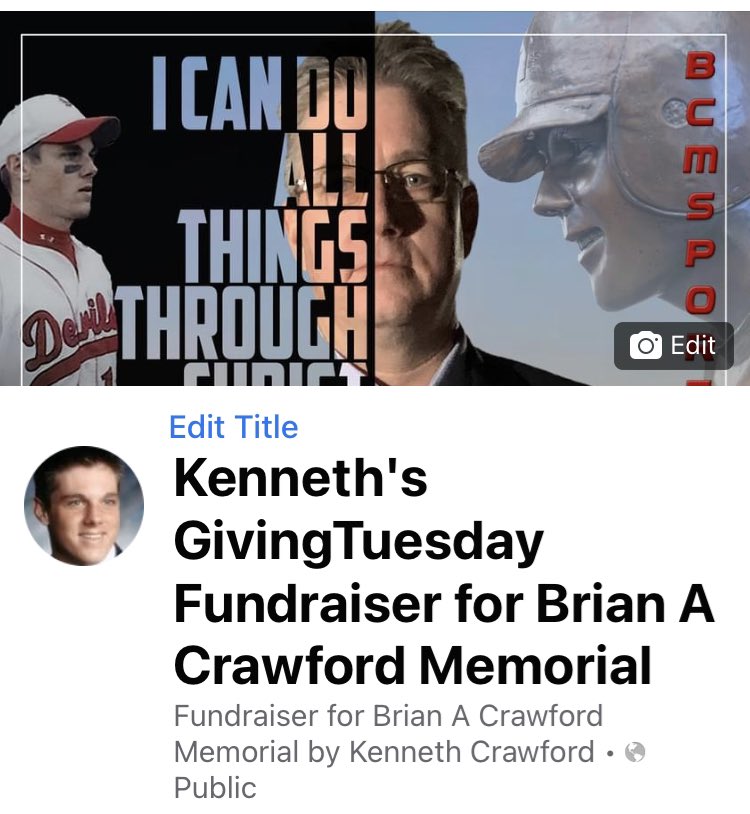 Matching Tuesday Brian Crawford Memorial 2020
facebook.com/donate/7725886…